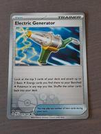 Paldean fates 079/091 electric generator reverse, Ophalen of Verzenden, Zo goed als nieuw, Losse kaart, Foil