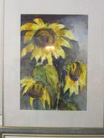 Aquarel - Zonnebloemen -, Groeneveld 2002