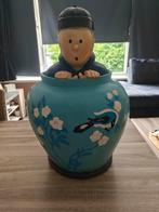 Kuifje En Bobby, De Blauwe Lotus Beeld Buste, Verzamelen, Ophalen of Verzenden, Kuifje, Gebruikt, Beeldje of Figuurtje