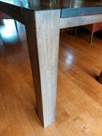 Eiken eettafel massief, Huis en Inrichting, Tafels | Eettafels, Ophalen, 200 cm of meer, 50 tot 100 cm, Zo goed als nieuw