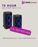 Te huur: JBL partybox 310 speaker en nog veel meer #feest, Ophalen, Zo goed als nieuw, Verjaardag