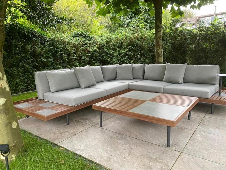 Java Loungebank buiten bank van 3350 voor 2250, Tuin en Terras, Tuinsets en Loungesets, Zo goed als nieuw, Bank, Verzenden