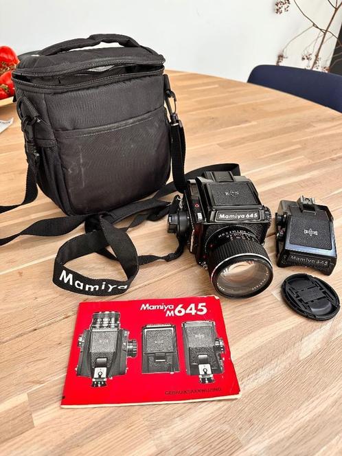 Mamiya 645 met Sekor 80mm f1.9, Audio, Tv en Foto, Fotocamera's Analoog, Gebruikt, Spiegelreflex, Overige Merken, Ophalen
