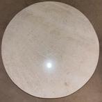 Marmeren salontafel wit tafel salon 70e, Huis en Inrichting, Ophalen of Verzenden, Zo goed als nieuw, Rond