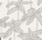Eijffinger Vivid palm behang 384516, Huis en Inrichting, Stoffering | Behang, Ophalen, 10 tot 25 m², Wit, Palm behang zwart/wit