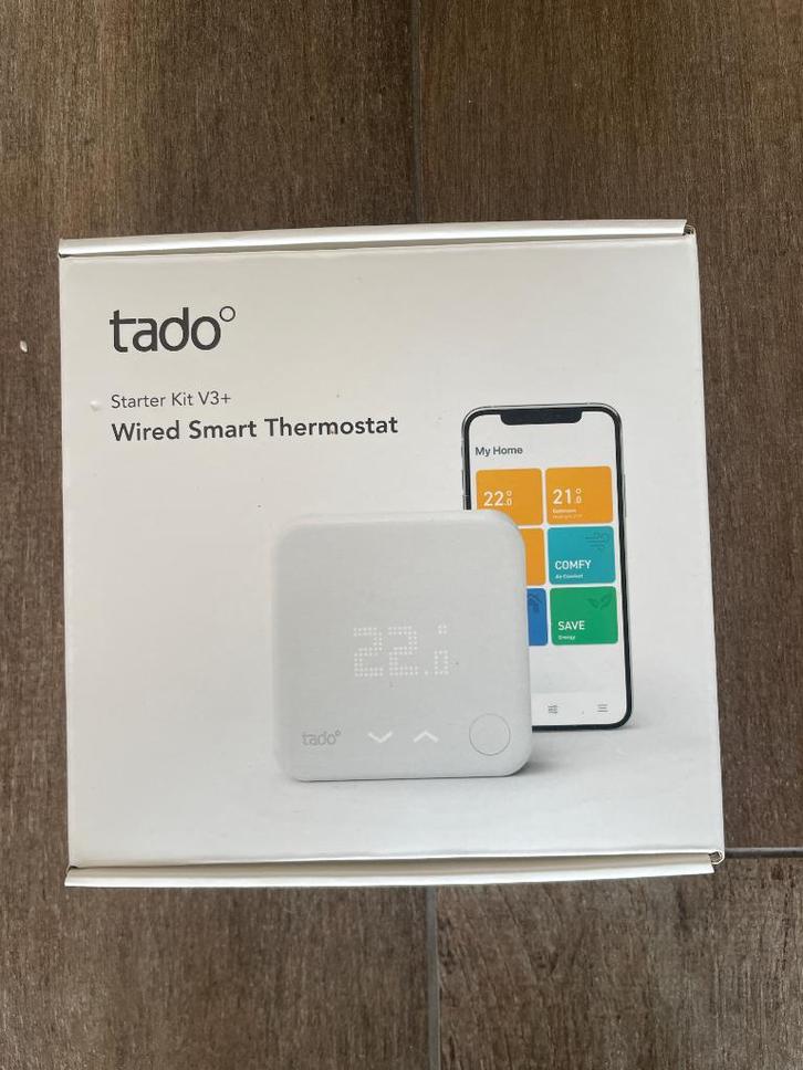 Tado Starter kit V3+ Wired Smart Thermostat, Doe-het-zelf en Verbouw, Thermostaten, Gebruikt, Ophalen of Verzenden