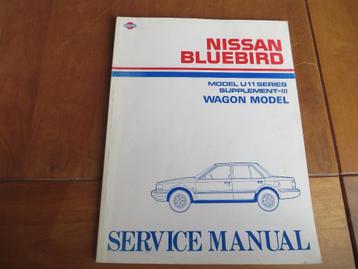 Werkplaatshandboek Nissan Bluebird U11 + Wagon 1988 beschikbaar voor biedingen