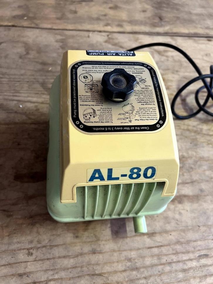 Alita AL 80 luchtpomp zeer sterk, Tuin en Terras, Vijver-toebehoren, Zo goed als nieuw, Overige typen, Ophalen