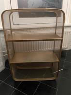 Goudkleurig metalen wandrekje, Huis en Inrichting, Ophalen, Zo goed als nieuw