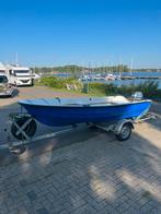 Nette Boot compleet, Watersport en Boten, Benzine, Buitenboordmotor, Polyester, Ophalen of Verzenden