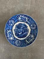 Antiek Petrus Regout Bord Oriental Maastricht Blauw Wit Deco, Antiek en Kunst, Ophalen of Verzenden