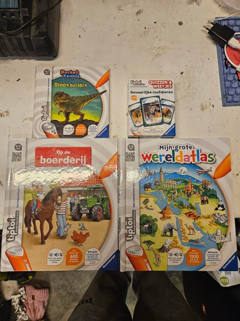 Tiptoi Spelletjes - Educatief en Leuk!, Kinderen en Baby's, Speelgoed | Educatief en Creatief, Ophalen of Verzenden, Gebruikt