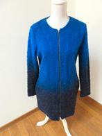 H80 ANOTHER WOMAN nieuw lang vest 32% wol blauw 38, Kleding | Dames, Truien en Vesten, Maat 38/40 (M), Blauw, Ophalen of Verzenden