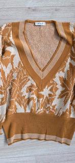 Hauber V-hals trui oker wit maat 38, Kleding | Dames, Maat 38/40 (M), Overige kleuren, Hauber, Ophalen of Verzenden