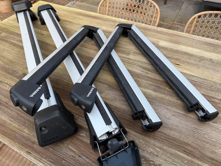 Originele Volvo XC90 V90 dakdragers + skidragers 50% korting, Auto diversen, Dakdragers, Zo goed als nieuw, Ophalen of Verzenden