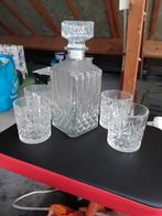 Whiskey karaf + 4 glazen, Antiek en Kunst, Ophalen