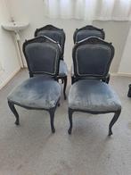 4 eetkamer stoelen, Ophalen, Gebruikt, Hout, Vier