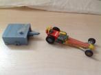 Dinky Toys Fire Ball Dragster 370 met starter unit, Ophalen of Verzenden, Gebruikt, Auto, Dinky Toys
