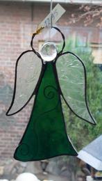 Engeltje Tiffany glas in lood Raamhanger NIEUW handgemaakt, Antiek en Kunst, Ophalen of Verzenden