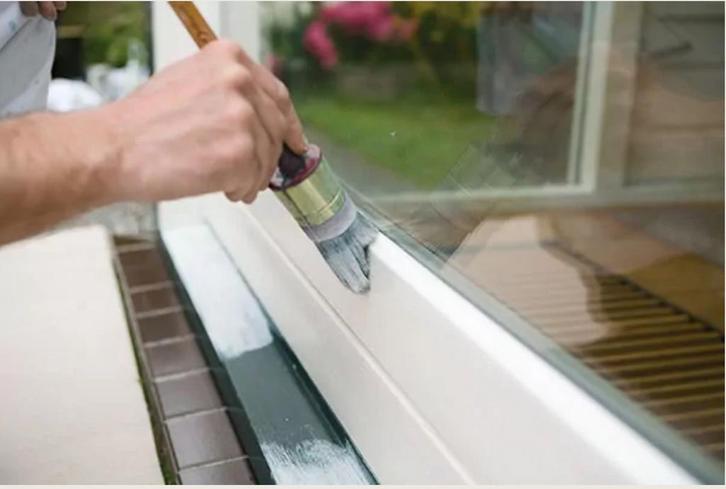 Ervaren Schilder, Doe-het-zelf en Verbouw, Verf, Beits en Lak, Gebruikt, Verf, Minder dan 5 liter, Wit, Ophalen