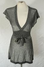 Grijs-zilveren damesshirt/mini-jurk.Mt S.Merk Kikiriki, ., Ophalen of Verzenden, Zo goed als nieuw, .