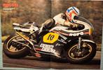 Poster Marco Luchinelli op Suzuki RG500, Verzamelen, Automerken, Motoren en Formule 1, Verzenden, Zo goed als nieuw, Motoren