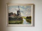 Schilderij molen van S Huising., Ophalen of Verzenden