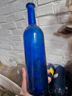Kobalt blauwe vintage flessen, Huis en Inrichting, Woonaccessoires | Vazen, Ophalen