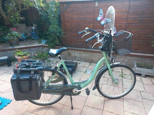 Sparta Amazone, Fietsen en Brommers, Fietsen | Dames | Moederfietsen, Zo goed als nieuw, Sparta, 2 zitjes, Mandje, Windscherm