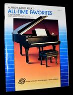 All-Time Favorites - Alfred's Basic Adult Piano C. Level 1, Ophalen of Verzenden, Gebruikt, Zang