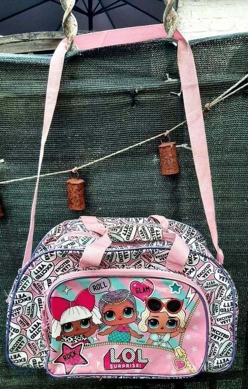 Nieuwe, ruime, roze LOL Sporttas, Schoudertas, Schooltas., Sieraden, Tassen en Uiterlijk, Tassen | Schooltassen, Nieuw, Schoudertas