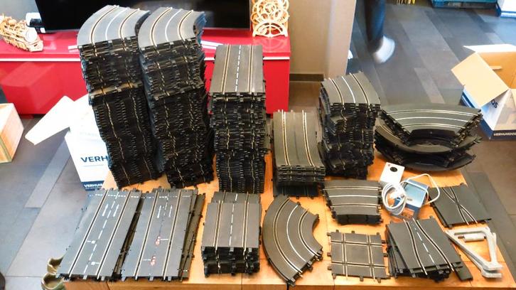 Fleischmann Mega grote racebaan, Kinderen en Baby's, Speelgoed | Racebanen, Gebruikt, Racebaan, Elektrisch, Fleischmann, Zelf te bouwen