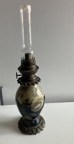 Rozenburg plateel olielampje, Antiek en Kunst, Antiek | Keramiek en Aardewerk, Ophalen of Verzenden