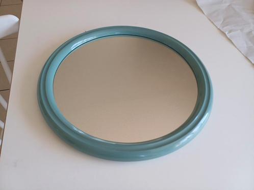 Vintage tiger spiegel rond nette staat, Huis en Inrichting, Woonaccessoires | Spiegels, Gebruikt, Minder dan 50 cm, Minder dan 100 cm