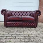 Engelse rode Chesterfield bank 2 zit model Cavendish. NIEUW, Huis en Inrichting, Ophalen, Gebruikt, 150 tot 200 cm, 75 tot 100 cm