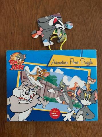 Tom & Jerry puzzel, vloerpuzzel; 50 x 40 cm; adventure floor beschikbaar voor biedingen