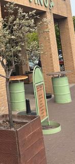 Terras Tafels van Olievaten, Ophalen of Verzenden, Gebruikt