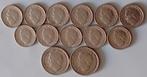 11 Dubbeltjes wilhelmina 1948, Postzegels en Munten, Munten | Nederland, Ophalen of Verzenden, Koningin Wilhelmina, 10 cent, Setje
