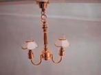 Heidi ott miniaturen verlichting 2 up arm chandeller 12 volt, Ophalen of Verzenden, Nieuw, Poppenhuis