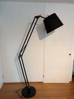 Industriële Vloerlamp Zwart - Verstelbaar, Huis en Inrichting, Lampen | Vloerlampen, Ophalen, Zo goed als nieuw, Metaal, 150 tot 200 cm