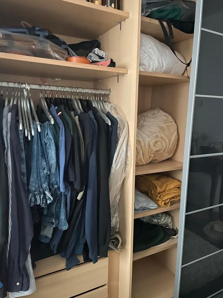 Ruime kledingkast - 280x220x68 cm zelf demonteren, Huis en Inrichting, Kasten | Kledingkasten, Zo goed als nieuw, 200 cm of meer