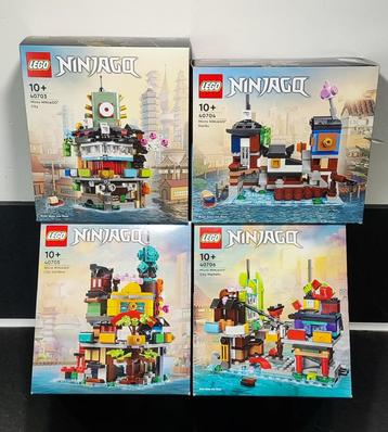 LEGO 40703, 40704, 40705 en 40706 – Micro NINJAGO - Nieuw beschikbaar voor biedingen