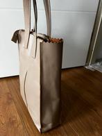 Myomy leren tas - gebruikte staat, Ophalen of Verzenden, Gebruikt, Beige, Handtas
