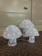 Lichtgevende kerst paddestoelen, Huis en Inrichting, Woonaccessoires | Stolpen, Ophalen, Zo goed als nieuw