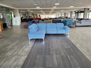 Hoekbank chaise lounge lichtblauw 290x230 | BEZORGEN beschikbaar voor biedingen