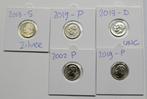 ** USA  -  5 x One Dime P + D + S . 2013-S is ZILVER **, Postzegels en Munten, Munten | Amerika, Verzenden, Noord-Amerika, Setje