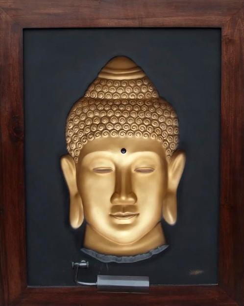 Buddha hologram in originele doos., Huis en Inrichting, Woonaccessoires | Boeddhabeelden, Zo goed als nieuw, Ophalen