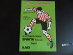 Sparta - Ajax  2001/2002, Ophalen of Verzenden, Zo goed als nieuw, Ajax, Boek of Tijdschrift