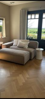 Prachtige bank linnen katoen beige naturel stof, Huis en Inrichting, Ophalen of Verzenden, Zo goed als nieuw, Stof