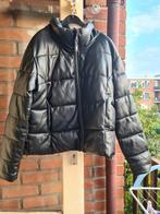 Faux leren oversized puffer jas van C&A, Maat 38/40 (M), Zwart, Ophalen of Verzenden, Zo goed als nieuw